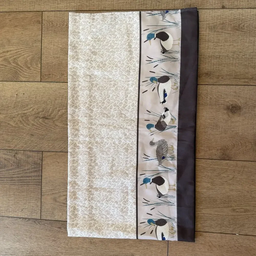 Mallard Duck Window Valances Rustic Cabincore Granpacore Vintage Lodge X2